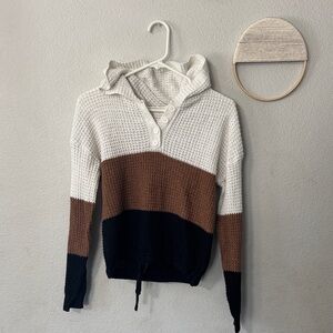 Knit Hoodie Sweater